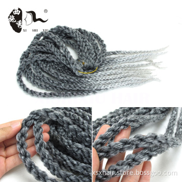 2016 new style 4x Crochet Box Braid Synthetic Senegalese Twist Crochet Box Braids Hair Extensions